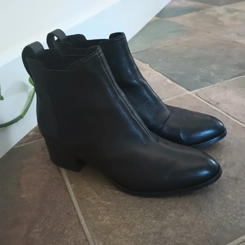 rag & bone Walker Black Leather Chelsea Boot